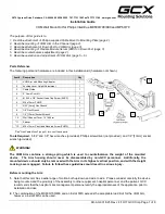 Preview for 1 page of GCX VHM Installation Manual