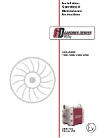 Preview for 1 page of GD AQUALINE 1100 Installation & Operating Instructions Manual