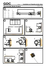 Preview for 1 page of GDC 1FT Installation And Operating Instructions