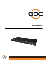 GDC AIB-2000 User Manual preview