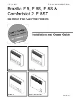 GDC Comfortstat 2 F 8ST Installation And Owner'S Manual preview