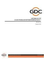 GDC Standalone IMB SX-4000 User Manual предпросмотр