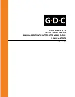 Предварительный просмотр 1 страницы GDC SX-2001A SERIES User Manual