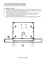 Preview for 21 page of GDC SX-3000 Quick Start Manual