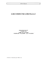 Предварительный просмотр 13 страницы GDI COMMUNICATIONS 2070-6A Manual