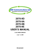 GDI 2070-9D User Manual preview