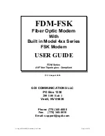 GDI FDM-FSK User Manual preview