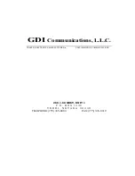 Предварительный просмотр 11 страницы GDI FLD-496SA Manual