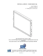 Preview for 1 page of GDS CD15270TBX/24 Installation & User Manual