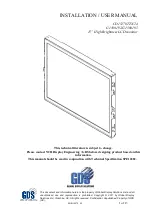 GDS CD15270TTX/24 Installation & User Manual предпросмотр