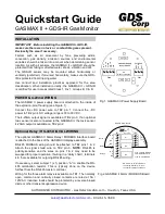 Preview for 1 page of GDS GASMAX II + GDS-IR Quick Start Manual