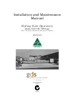 Предварительный просмотр 1 страницы GDS GDS 550P Series Installation And Maintenance Manual