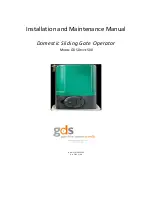 GDS GDS DRIVE 500 Installation And Maintenance Manual preview