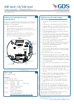 GDS XDI-15J Setting Up предпросмотр