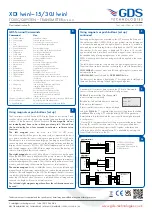 Предварительный просмотр 2 страницы GDS XDI-15J Setting Up