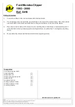 Preview for 5 page of gdw 0419 Fitting Instructions Manual