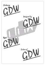 Preview for 8 page of gdw 1018 Manual