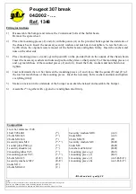 Preview for 5 page of gdw 1348 Fitting Instructions Manual