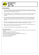 Preview for 6 page of gdw 1582 Fitting Instructions Manual