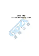 GDZX ZXHL-100P Manual preview