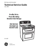 Preview for 1 page of GE Consumer & Industrial PB978DP1BB Technical Service Manual