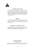 Preview for 2 page of GE Consumer & Industrial ZIC360NR Technical Service Manual