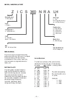 Preview for 6 page of GE Consumer & Industrial ZIC360NR Technical Service Manual