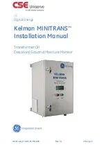 GE Digital Energy Kelman MINITRANS Installation Manual preview