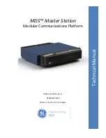 GE Grid Solutions MDS Master Station Technical Manual preview