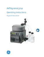 GE HEALTHCARE AKTAprime plus Operating Instructions Manual preview