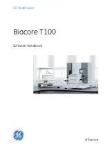 GE HEALTHCARE Biacore T100 Handbook preview