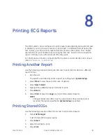 Preview for 81 page of GE HEALTHCARE MAC 5500 Operator'S Manual