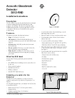 Предварительный просмотр 1 страницы GE Interlogix 5812RND - Security ShatterPro III Acoustic Glassbreak... Installation Instructions