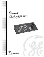 GE Interlogix KTD-405 User Manual preview