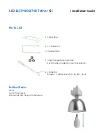 Preview for 2 page of GE Lighting LED 165 Installation Manual