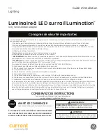 Предварительный просмотр 3 страницы GE Lighting Lumination LED Track Light Installation Manual