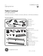 Preview for 1 page of GE Lighting Tetra Contour Installation Manual