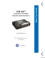 GE MDS MDS SD4 Series Startup Manual preview