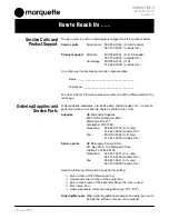 Preview for 3 page of GE Medical Systems marquette Dash 2000 Service Manual