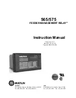 Предварительный просмотр 1 страницы GE Multilin 565 Instruction Manual