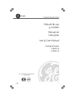 GE Profile CGP6010I Use & Care Manual preview