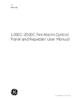 GE Security 1200C User Manual предпросмотр