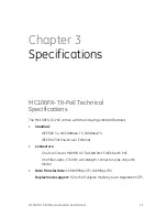 Предварительный просмотр 19 страницы GE Security MC100FX-TX-PoE User Manual