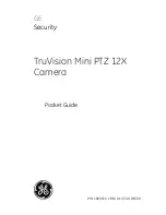 GE Security PTZ 12X Pocket Manual preview