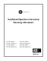 GE Security VT7220-2DRDT Installation & Operation Instructions предпросмотр