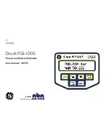 Предварительный просмотр 1 страницы GE Sensing Druck PC6-IDOS User Manual