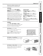 Предварительный просмотр 5 страницы GE 000 BTU Electronic Room Air Conditioner Owner'S Manual And Installation Instructions