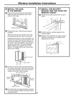 Preview for 13 page of GE 000 BTU Electronic Room Air Conditioner Owner'S Manual And Installation Instructions