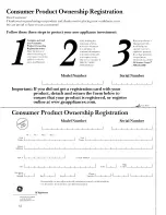 Предварительный просмотр 18 страницы GE 000 BTU models Owner'S Manual And Installation Instructions