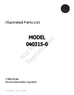 Preview for 1 page of GE 040315-0 ILLUSTRATED Illustrated Parts List